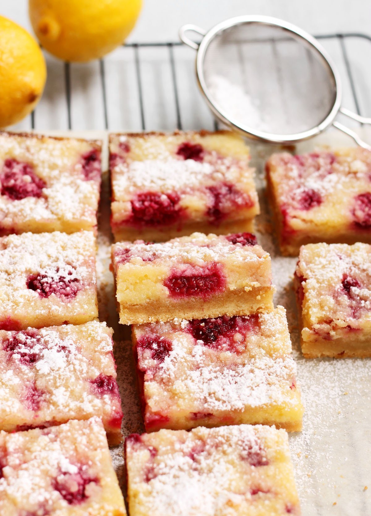 Raspberry Citrus Tart/Bars