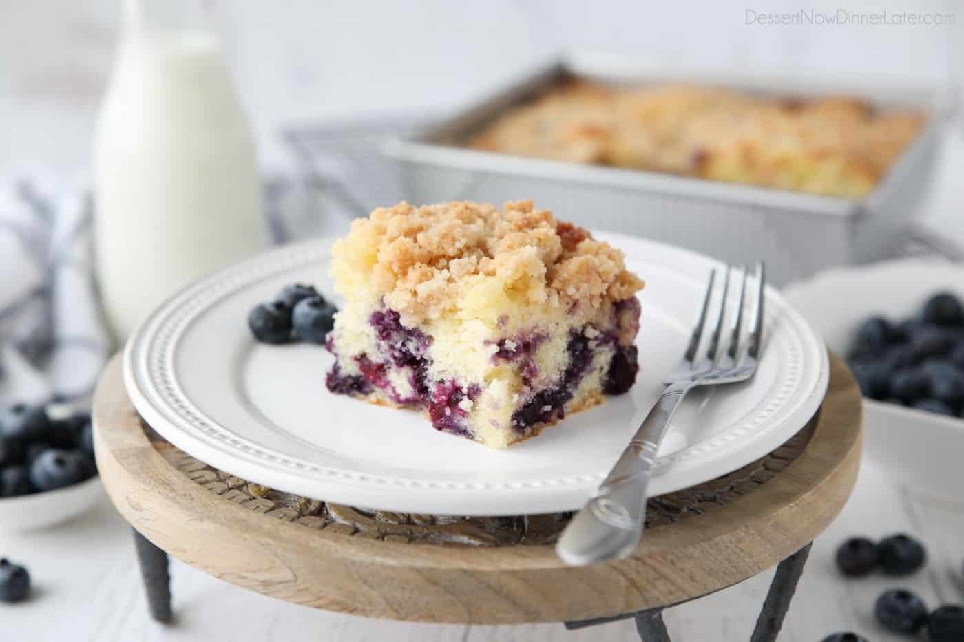 Maida Heatter's Blueberry Crumb Cake